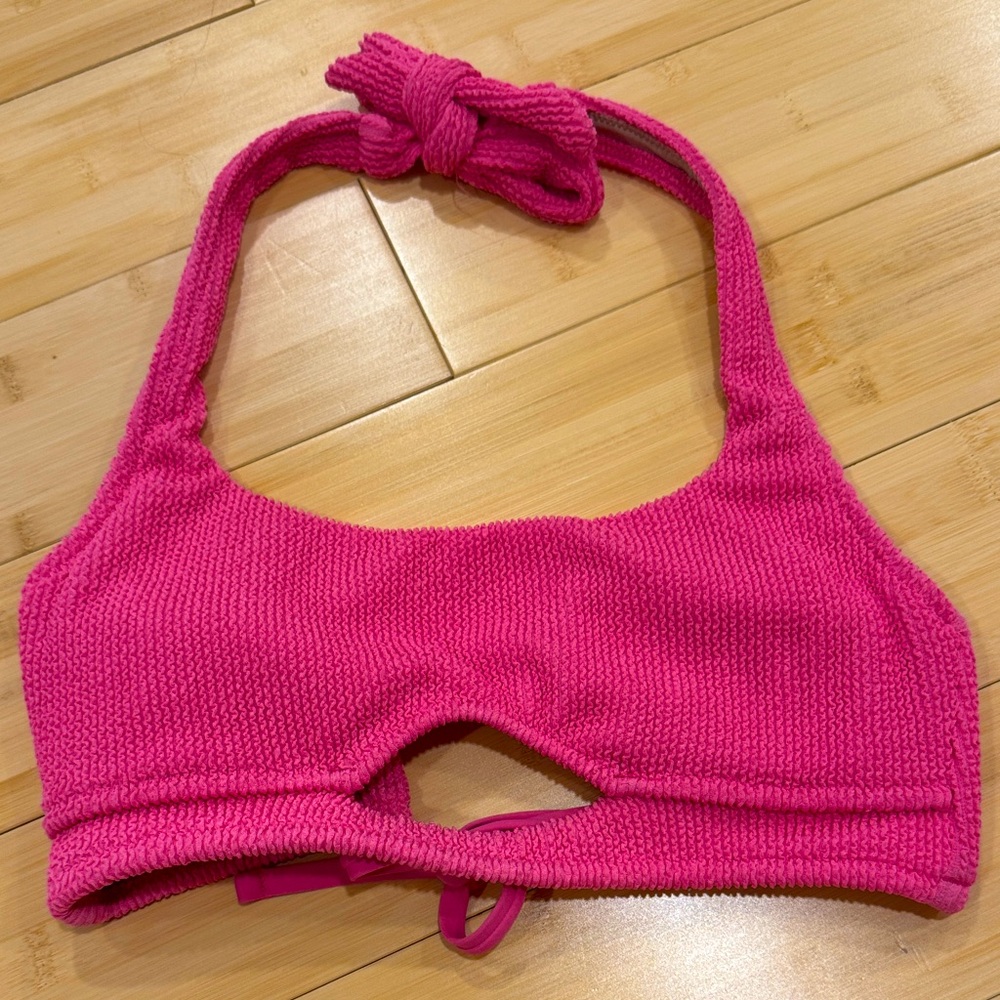Pink Knit Halter Top
